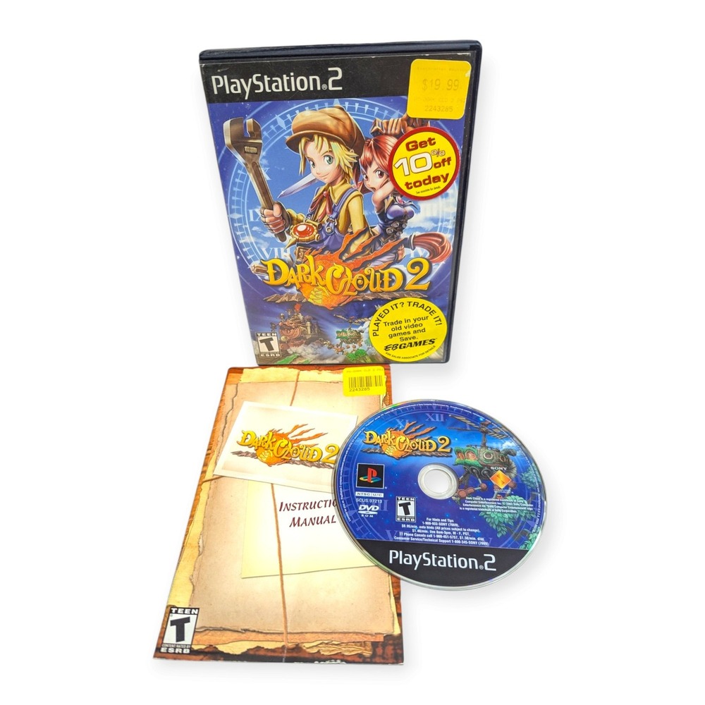 Dark Cloud 2 Sony PlayStation 2 PS2 Action RPG Complete with Manual CIB